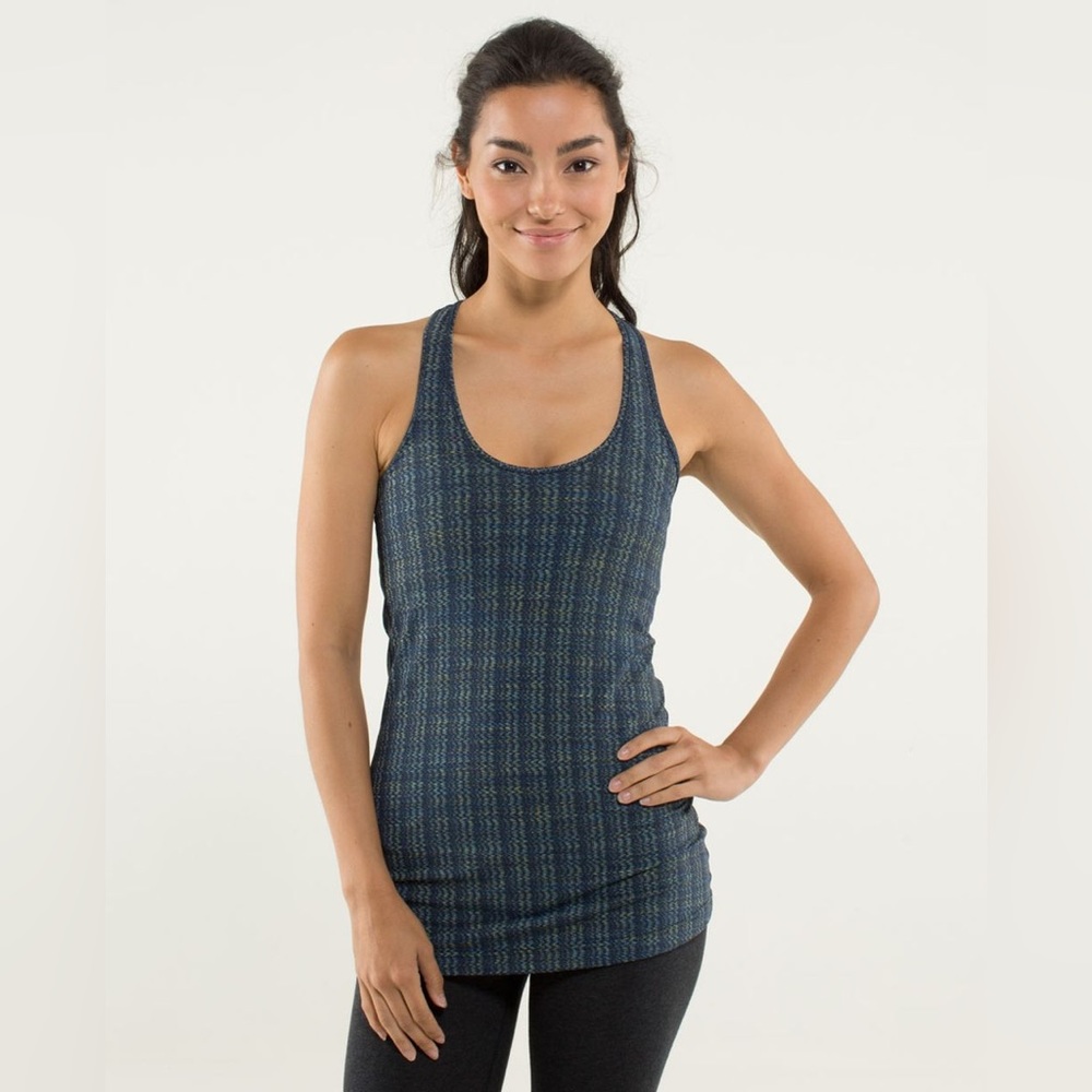 LULULEMON ZIGGY WEE INKWELL COOL RACERBACK TANK